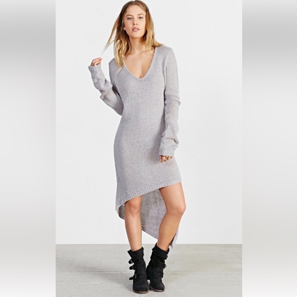 One Teaspoon for Urban Outfitters Gray Mohair/Wool Sweater Dress Size XS - Picture 1 of 13